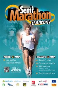 Semi-marathon d'Antony. Le dimanche 24 mars 2013 à ANTONY. Hauts-de-Seine. 